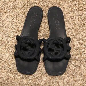 GUCCI Women's Interlocking G Slide Sandal Size 9